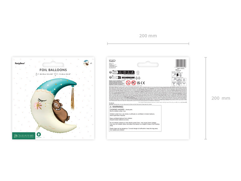 Björn Helium Ballong Tom 86cm