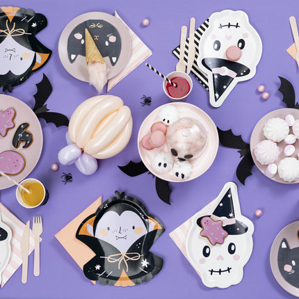 Halloween-tallrikar Dracula 23cm 6st