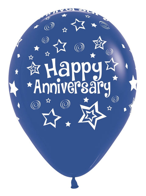 Ballonger Happy Anniversary Mix 30cm 25st