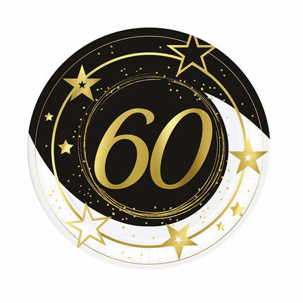 Tallrikar 60 år 23cm 6st