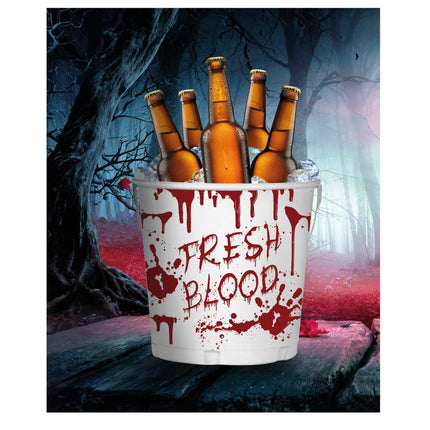 Vit Halloween-bordsdekoration Hink