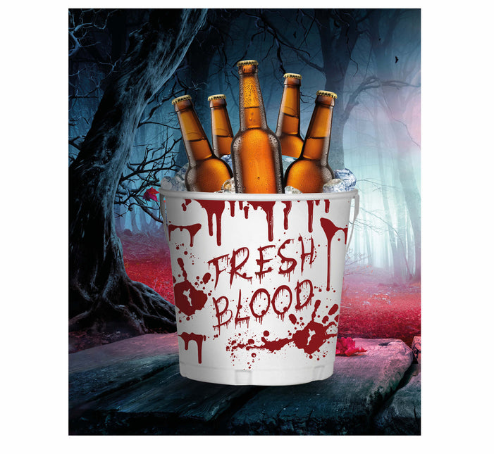 Vit Halloween-bordsdekoration Hink