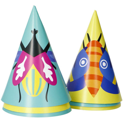 Insekts partyhattar 6st
