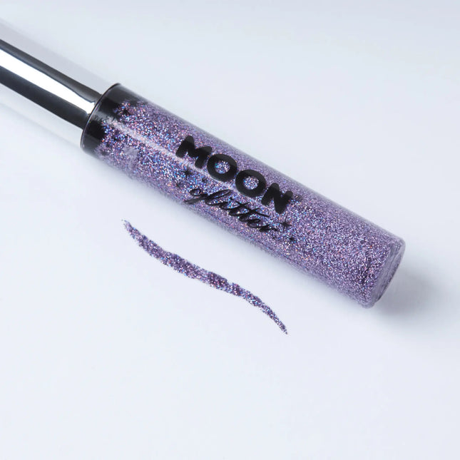 Moon Glitter Holografisk Glitter Eye Liner Lila 10ml