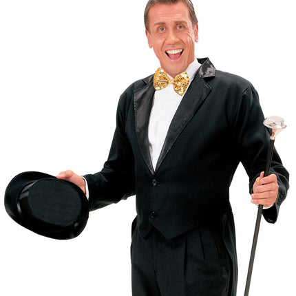 Guldbåge paljetter med ljus