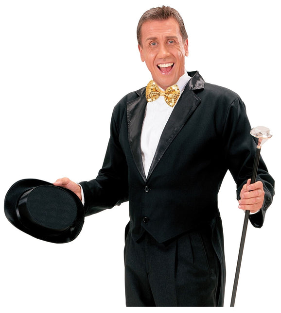 Guldbåge paljetter med ljus