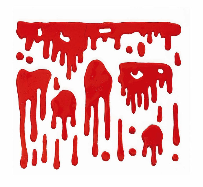 Halloween Fönsterdekoration Blod 25cm