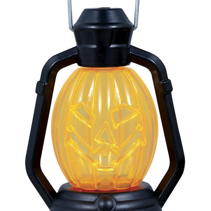 Halloween bordsdekoration pumpa lykta 10cm