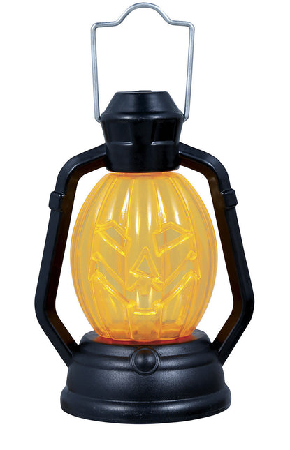 Halloween bordsdekoration pumpa lykta 10cm