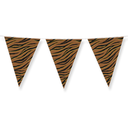 Brun Svart Garland Zebra Print 10m