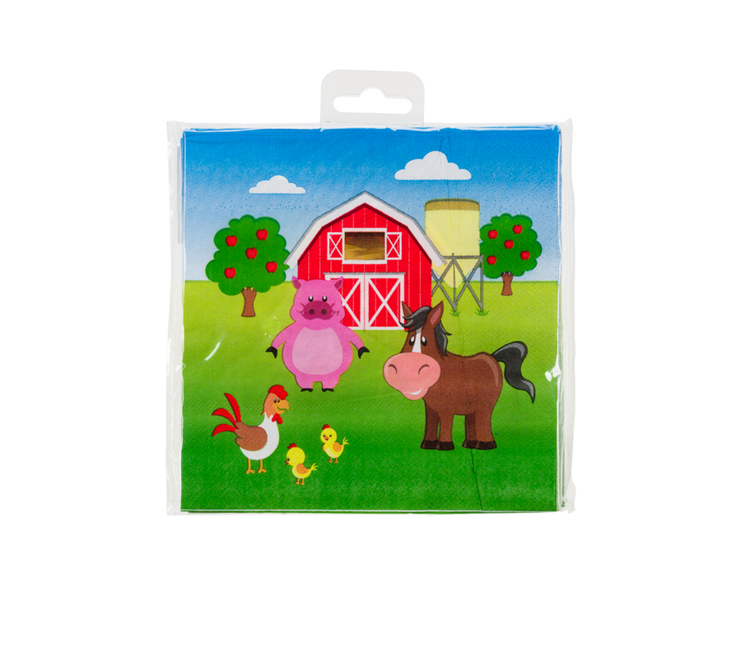 Bondgårdsservetter 33cm 16st