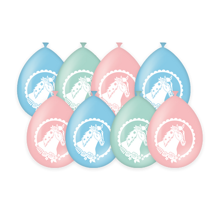 Hästballonger 30cm 8st