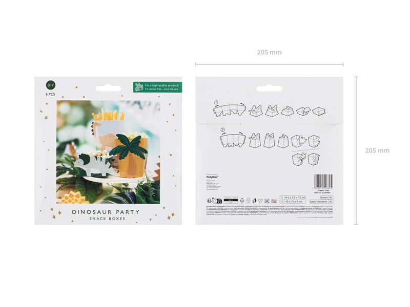 Dino Snack-skål 6st