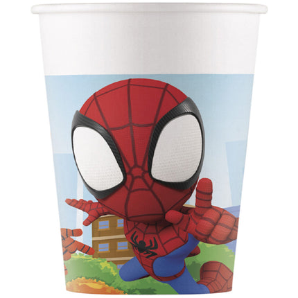Spidey & Hans Fantastiska Vänner Muggar 200ml 8st
