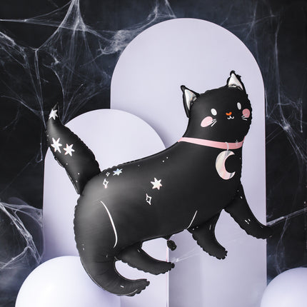 Halloween Heliumballong Katt Tom 95cm