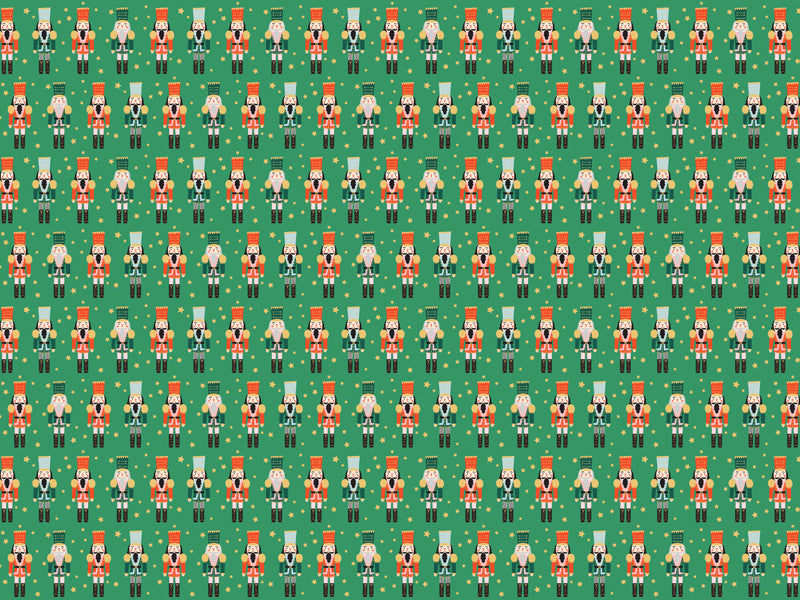 Nötknäppare i julklappspapper 2m