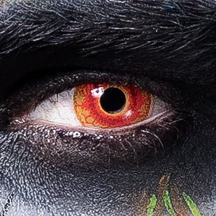 Röd Gul Färg Linser Helvete