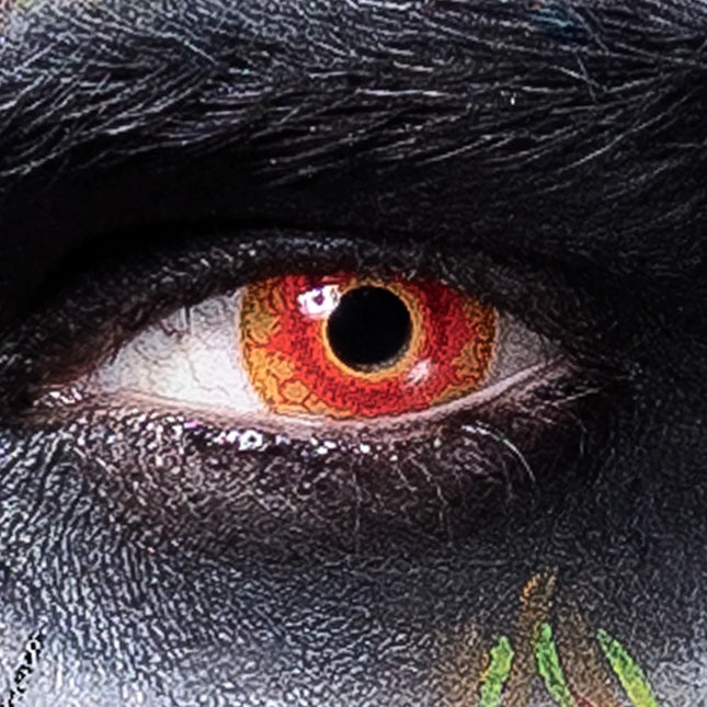 Röd Gul Färg Linser Helvete