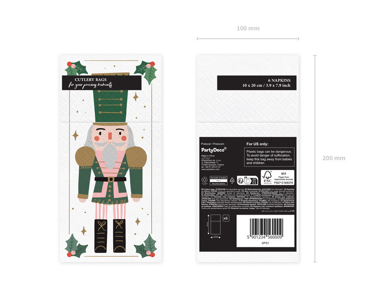 Jul Delningspåsar Nötknäppare 20cm