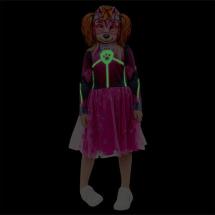 Barndräkt Paw Patrol Movie Skye Glow in the Dark