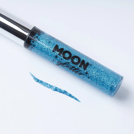 Moon Glitter Holografisk Glitter Eye Liner Blå 10ml