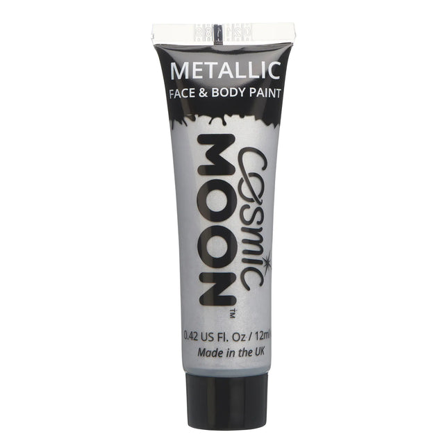 Cosmic Moon Metallic Ansiktsfärg Silver 12ml