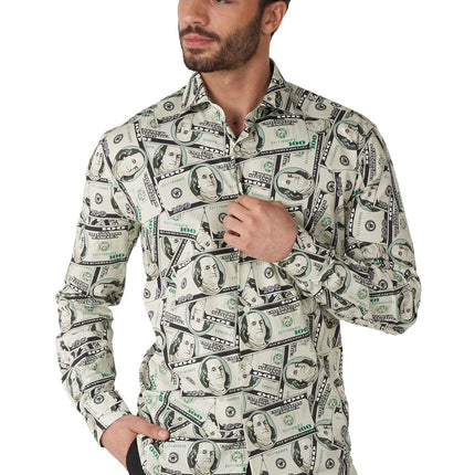 Dollar Pengar Skjorta Herr <tc>OppoSuits</tc>
