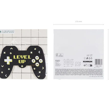 Servetter för spelparty 16cm 12st