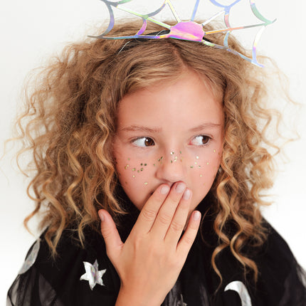 Halloween Hårband Spindelväv 21cm