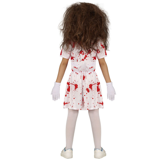 Syster Halloween Kostym Flicka Blod