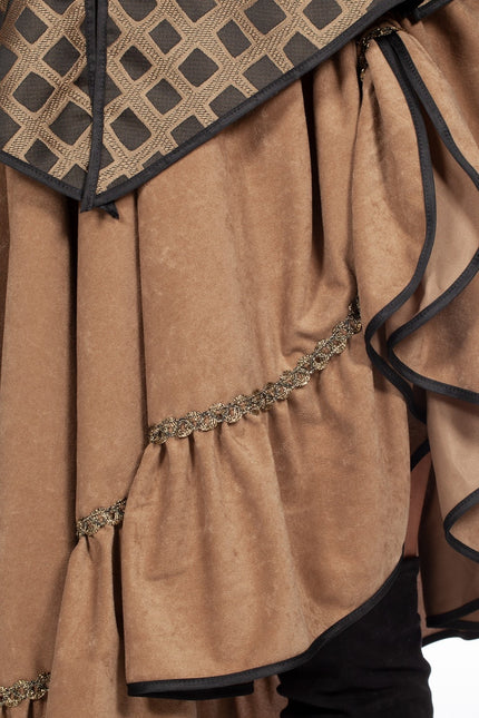 Piratklänning brun damer