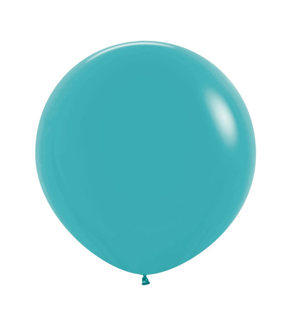 Ballonger Karibisk Blå 61cm 10st