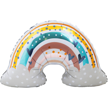 Regnbåge Helium Ballong Tom 68cm