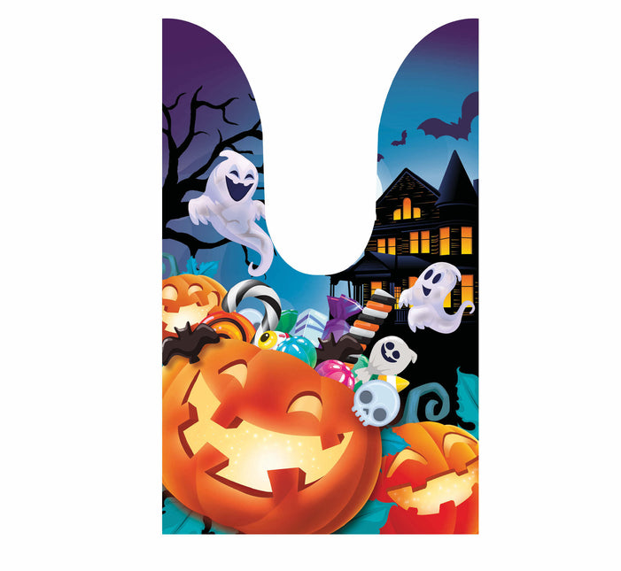 Färgade Halloween-delningspåsar Pumpa 13,5cm