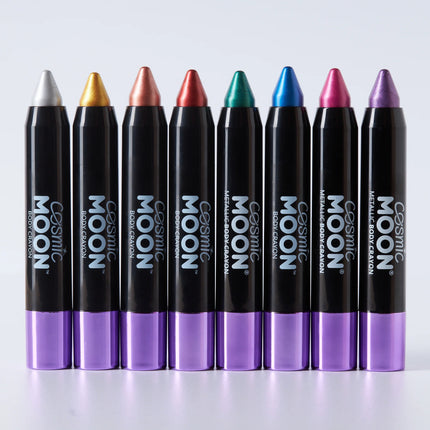 Cosmic Moon Metallic Body Crayons Silver 3,2 g