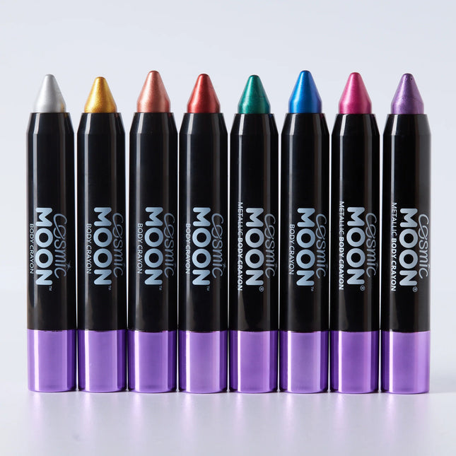 Cosmic Moon Metallic Body Crayons Silver 3,2 g