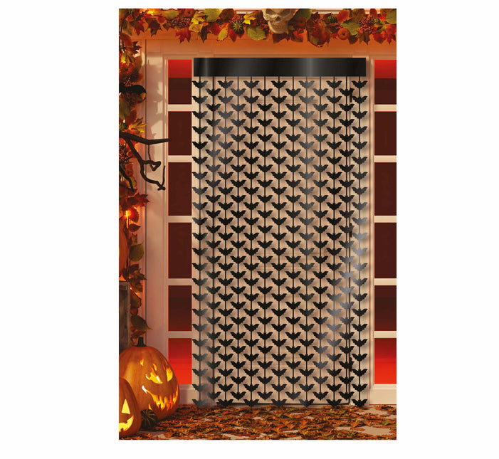 Halloween-dörrgardin fladdermöss 2m