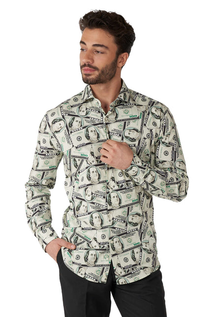 Dollar Pengar Skjorta Herr <tc>OppoSuits</tc>