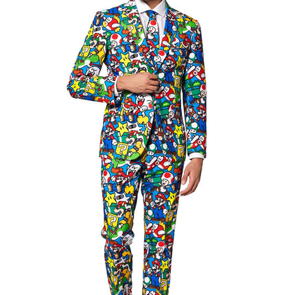 Super Mario kostym för män <tc>OppoSuits</tc>