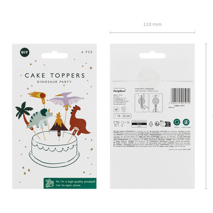 Dino Cocktailpinnar 6st