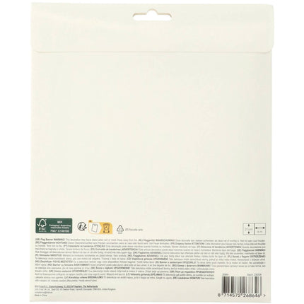 Happy Birthday Girlande Färgad 6m