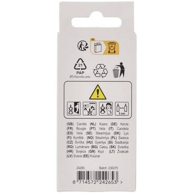 Stearinljus Pastell Figur 5 Mångfärgad