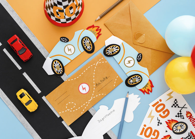 Racing Inbjudningar 6st