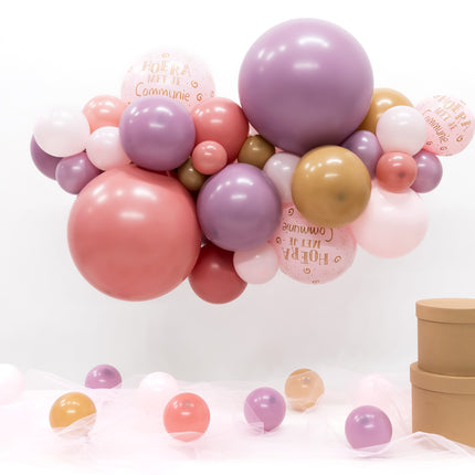 Ballonger DIY Ballongkit Ekologisk nattvard Rosa