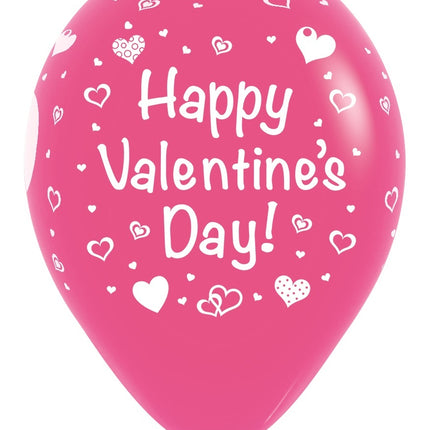 Ballonger Happy Valentines Day Mix 30cm 25st
