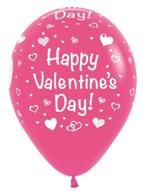 Ballonger Happy Valentines Day Mix 30cm 25st