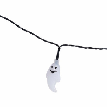 Halloween ljusgirlang LED Spöken 1,55m