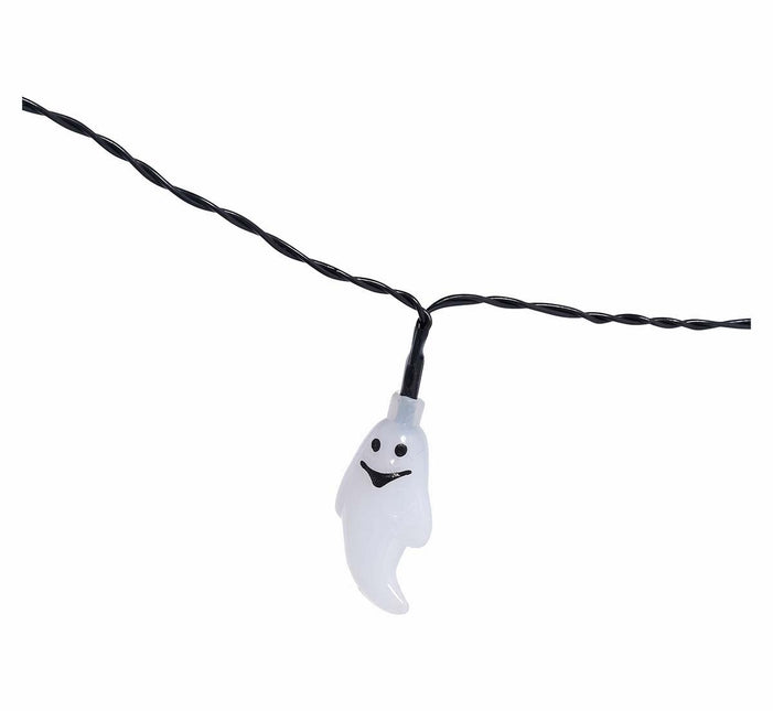 Halloween ljusgirlang LED Spöken 1,55m