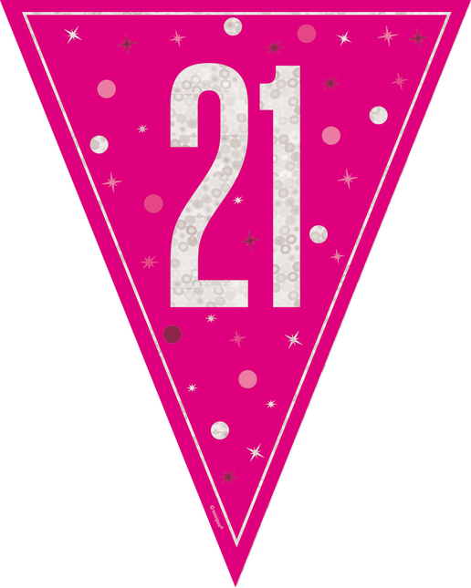 21 år Garland Pink 2,5 m