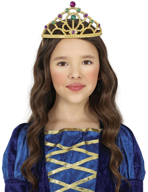 Tiara Guld Flicka Diamanter Barn